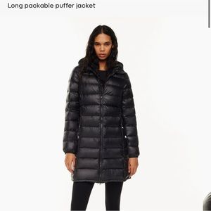 TNA Little Puff Packable Jacket Long